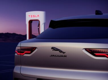 Jaguar Tesla Supercharger